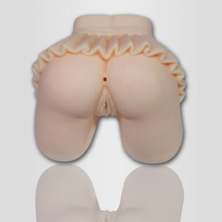 Silicone Mini Skirt Ass & Vagina Masturbator